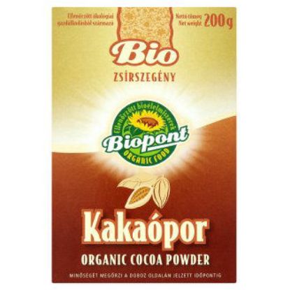 Kép Bio zsírszegény kakaó 200g  (Biopont)