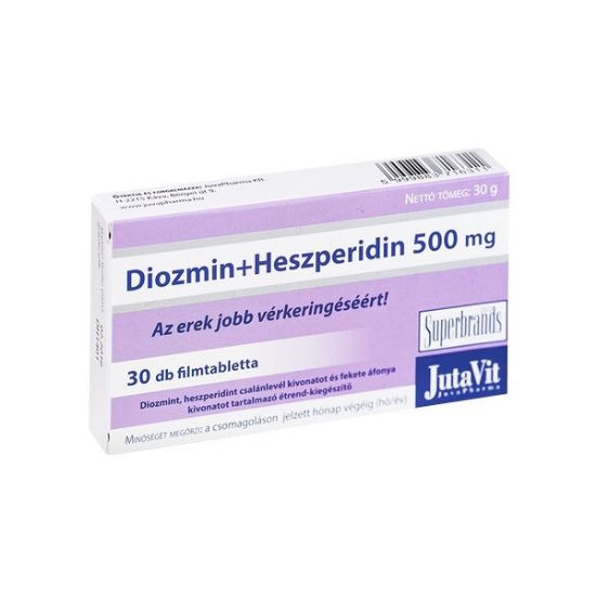Kép Diozmin + Heszperidin 500 mg 30 db (Jutavit)