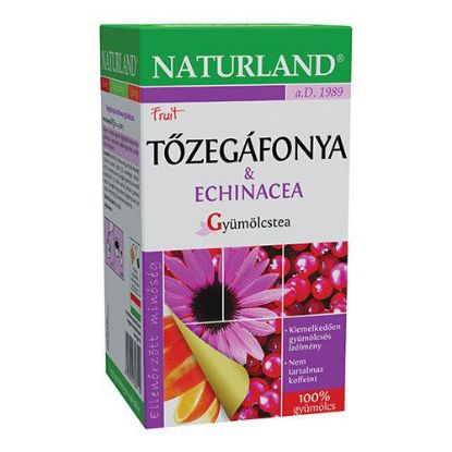 Kép Naturland Gyümölcstea tőzegáfonya & echinacea