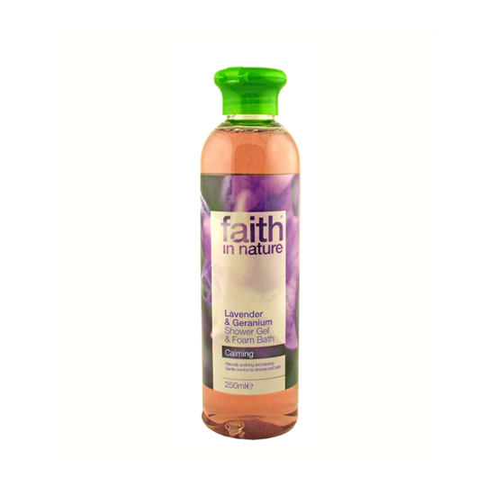 Kép Faith in Nature Levendula és geránium  tusfürdő 250 ml