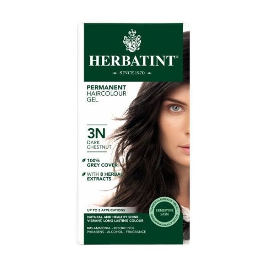 Kép Herbatint 3N sötét gesztenye hajfesték 135ml