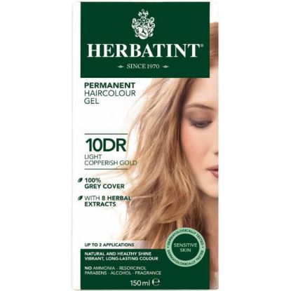 Kép Herbatint 10DR Világos réz-arany hajfesték, 150 ml