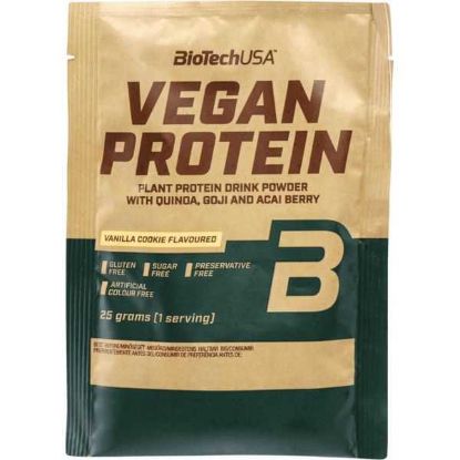 Kép Vegan Protein, fehérje vegánoknak  vaníliás sütemény ízű 500 g