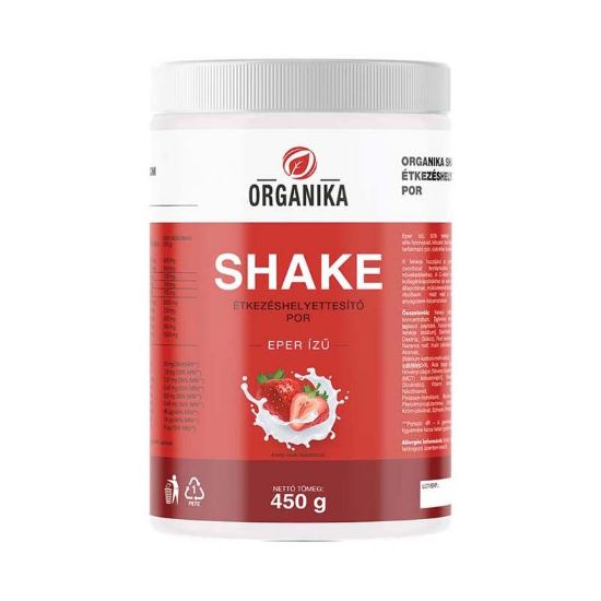 Kép Organika eper ízű shake por 450 g